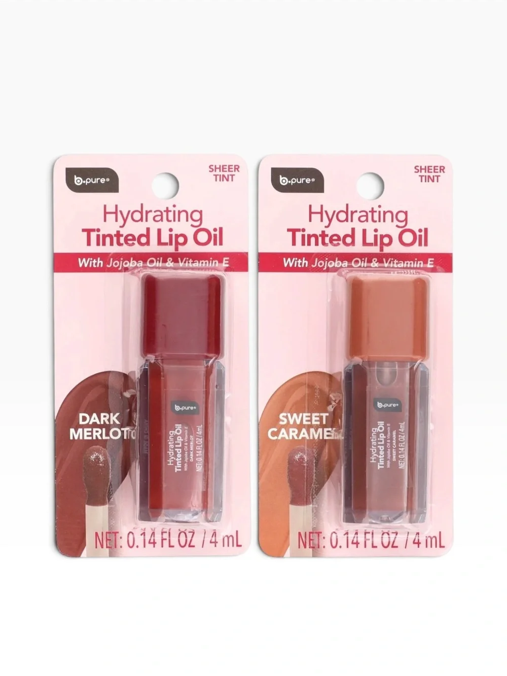 B•pure Hydrating Tinted Lip Oil 2-Piece Set